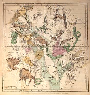 Constellations of Northern Hemisphere (July through September)