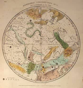 Southern Circumpolar Map for Each Month of the Year