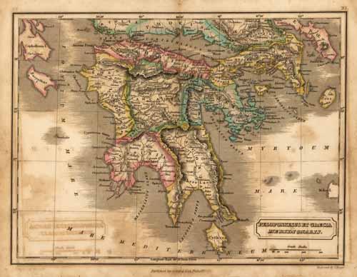 Peloponnesus et Graecia Meridionalis. (Peloponnese