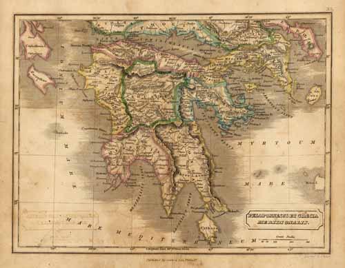 Peloponnesus et Graecia Meridionalis. (Peloponnese