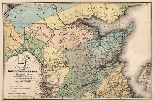 New Atlas of the Dominion of Canada - Counties of Madawaska