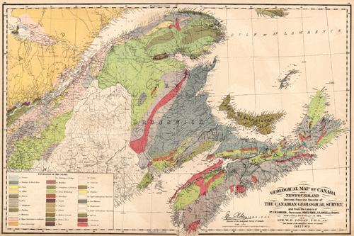 Geological Map of Canada and Newfoundland - Derived from the Results of ...