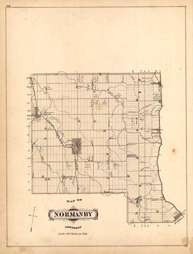 Map of Normanby Township