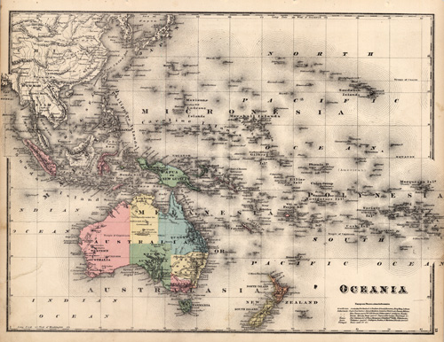 Map of Oceania