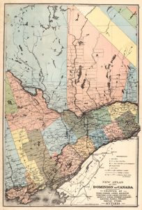 New Atlas of the Dominion of Canada - Counties of Prince Edward
