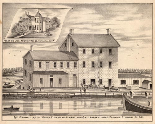 The Cornwall Mills. Woolen