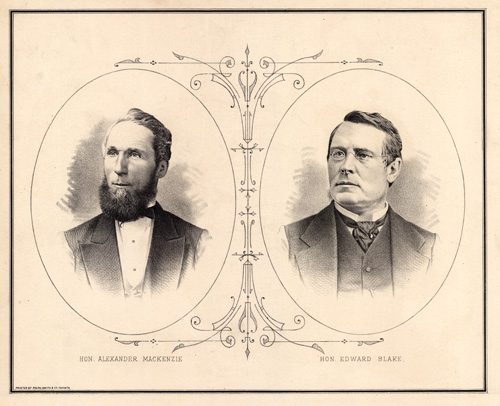 Portrait of Hon. Alexander MacKenzie and Hon. Edward Blake