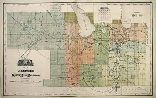 Map of Manitoba and the North West Territory