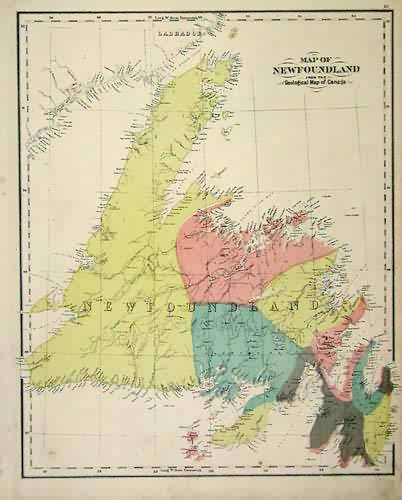 Map of Newfoundland - Art Source International