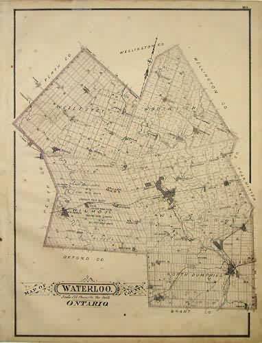 Map of Waterloo Township