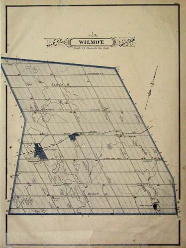 Map of Wilmot Township