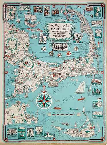 The Pilgrim Map of Cape Cod