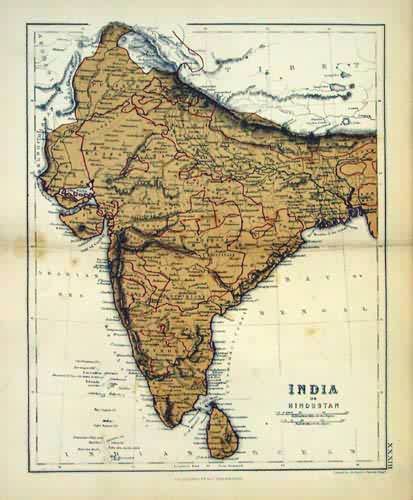 ancient hindustan map