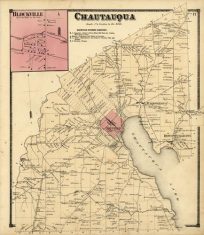 Chautauqua with inset of Blockville