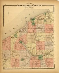 Map of Chautauqua County