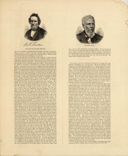 Portraits of Richard Fletcher Fenton and William Hall