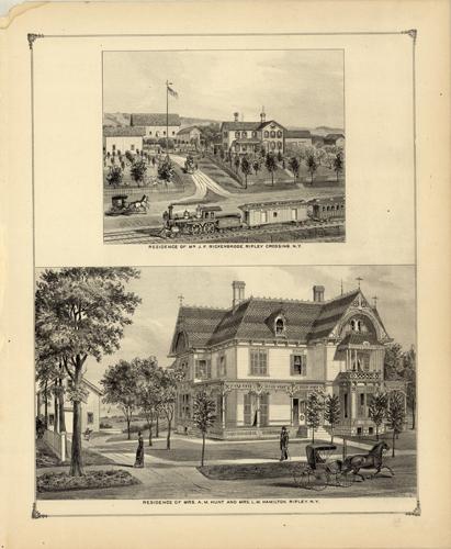 Ripley Crossing Ny, Residence Of Mr. J.f. Rickenbrode, Ripley Ny 