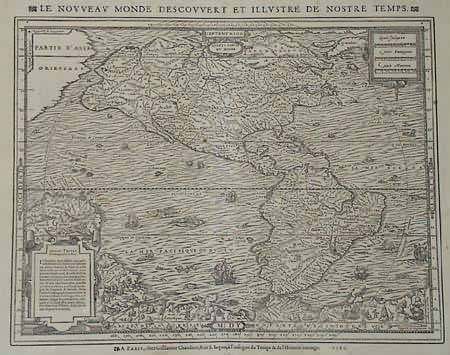 Le Novveav Monde Descovvert Et Illvstre De Nostre Temps (NORTH AND SOUTH AMERICA)