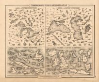 Comparative size of Lakes and Islands