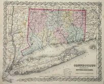 Connecticut with portions of New York & Rhode Island