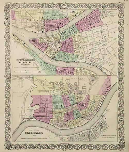 The Cities of Pittsburg and Allegheny / The City of Cincinnati