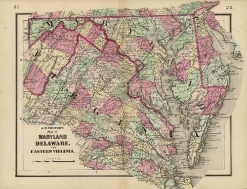 Map of Maryland Map of Maryland