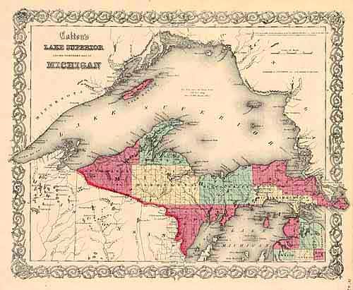 Lake Superior and the Northern part of Michigan