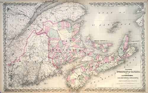 Coltons Dominion of Canada No.3: The Provinces of New Brunswick & Nova Scotia and Prince Edward Island.