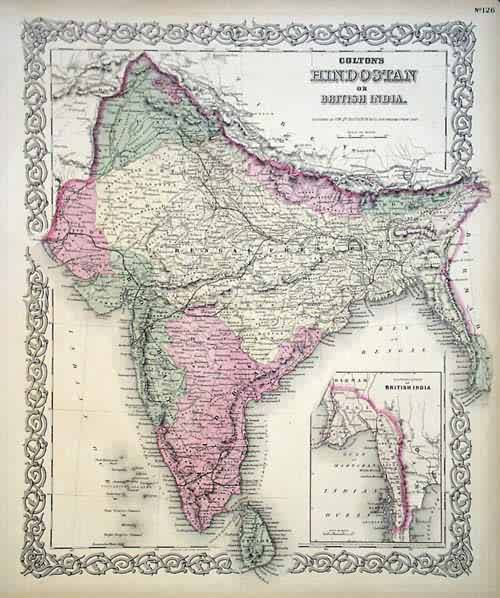 Coltons Hindostan or British India' - Art Source International