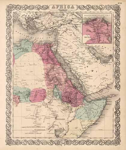 Africa North East Sheet (with an inset map of the Delta of The Nile) Africa North East Sheet (with an inset map of the Delta of The Nile)