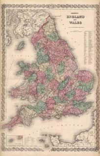 England and Wales (with an inset map of the Scilly Isles)