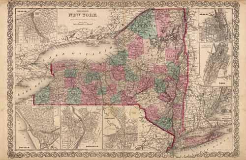 New York (with inset maps of Oswego