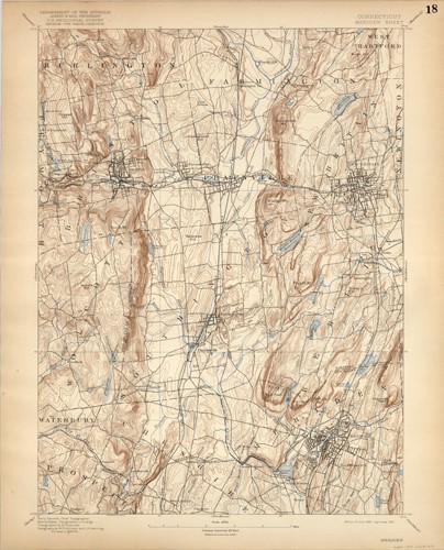 CONNECTICUT MERIDEN SHEET