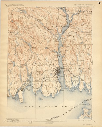 CONNECTICUT - NEW YORK NEW LONDON SHEET