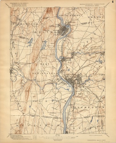 MASSACHUSETTS - CONNECTICUT SPRINGFIELD SHEET