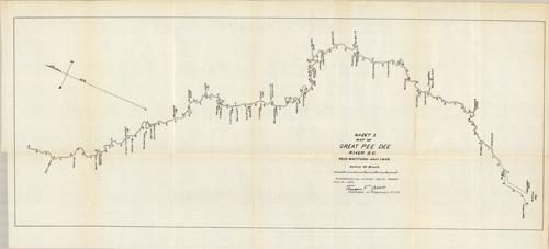 Sheet 1 Map of Great Pee Dee River S.C.