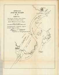 Improving Santee River S.C.  Sheet 3. Mosquito Creek and Estherville Minim Creek Routes