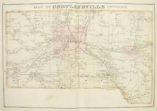 Map of Cortlandville Township - Art Source International