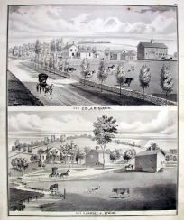 Residence of W. J. Benjamin and harbey J. Stone