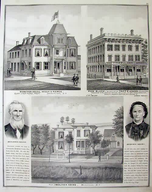 Residence of Benjamin Adams Residence of Benjamin Adams