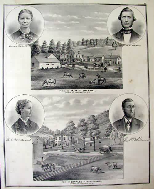 Residence of M.M. Hibbard and Charles N. Woodward