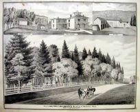 View of Milton F. Salisburys Residence on Coldbrook Rd.