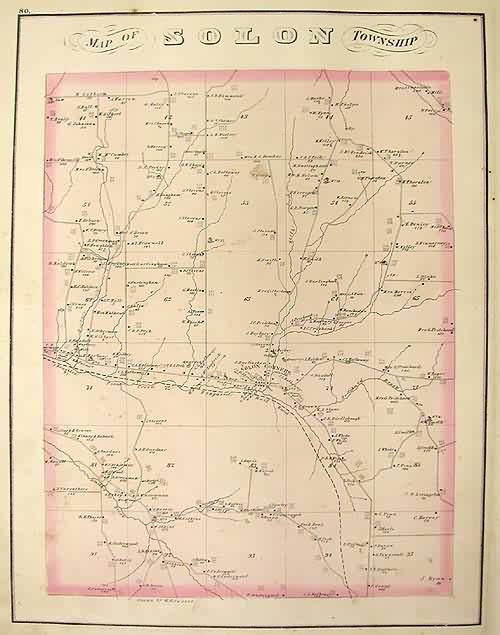 Map of Solon Township