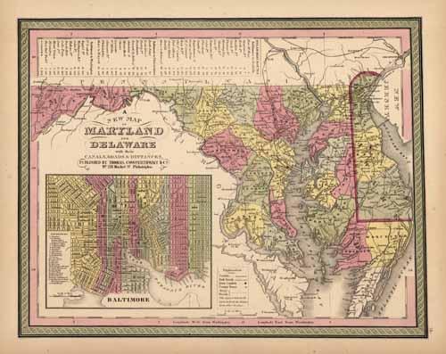 Maryland and Delaware with their Canals Maryland and Delaware with their Canals