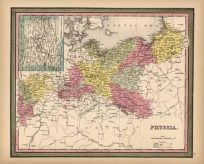 Prussia (with an inset map of the Environs of Berlin)