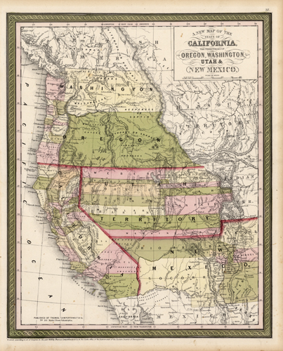 A New Map of the State of California A New Map of the State of California