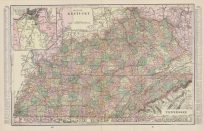 Map of Kentucky & Tennessee