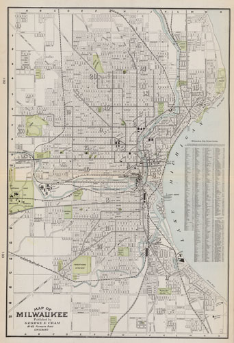 Map of Milwaukee - Art Source International