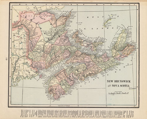 New Brunswick and Nova Scotia