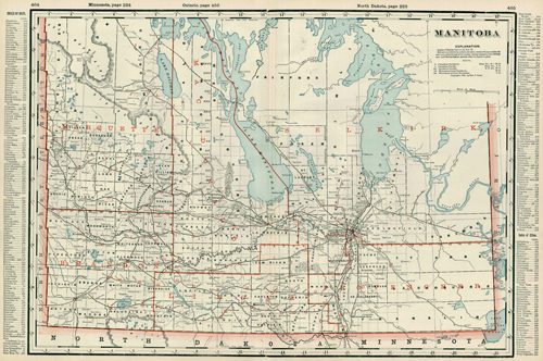 Manitoba (Railroad Map)